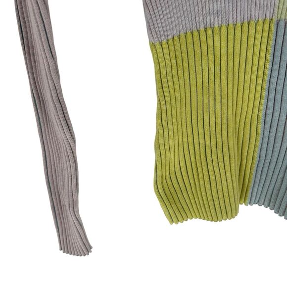 Rails Sweater Womens XS Pink Colorblock Pia Cashmere Blend Stretch Knit NEW - Picture 8 of 16